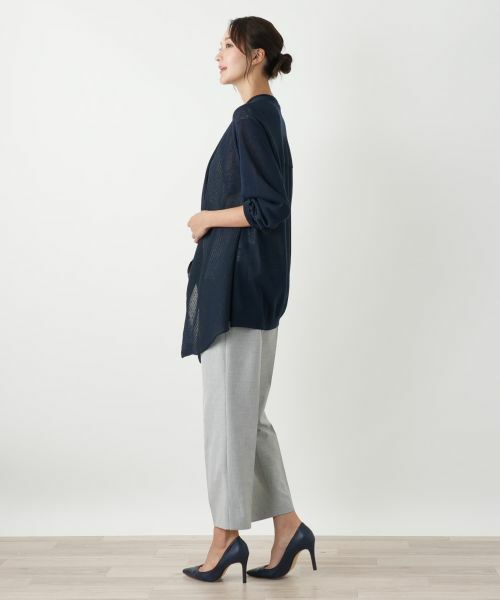 Leilian PLUS HOUSE / レリアンプラスハウス カーディガン・ボレロ | イレギュラーヘムカーディガン | 詳細5