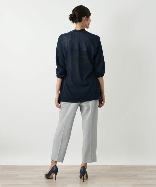 Leilian PLUS HOUSE / レリアンプラスハウス カーディガン・ボレロ | イレギュラーヘムカーディガン | 詳細6