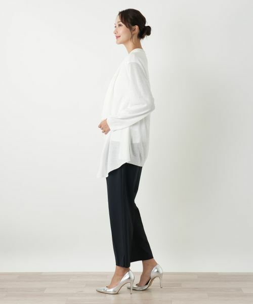Leilian PLUS HOUSE / レリアンプラスハウス カーディガン・ボレロ | イレギュラーヘムカーディガン | 詳細8