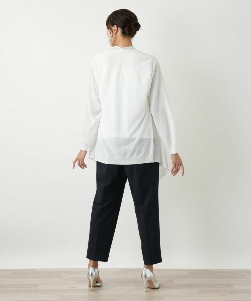 Leilian PLUS HOUSE / レリアンプラスハウス カーディガン・ボレロ | イレギュラーヘムカーディガン | 詳細9