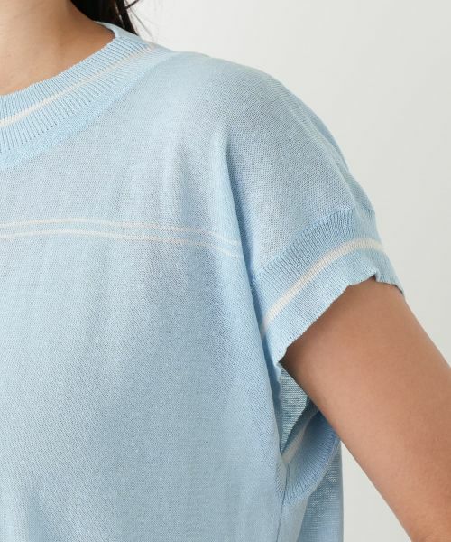 Leilian PLUS HOUSE / レリアンプラスハウス ニット・セーター | フレンチスリーブニット | 詳細12