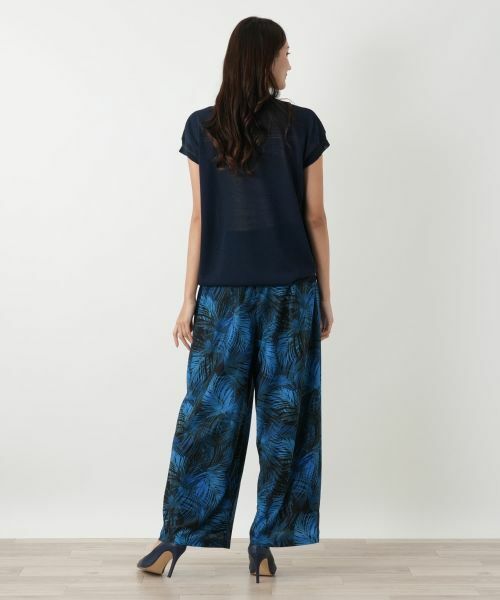 Leilian PLUS HOUSE / レリアンプラスハウス ニット・セーター | フレンチスリーブニット | 詳細3