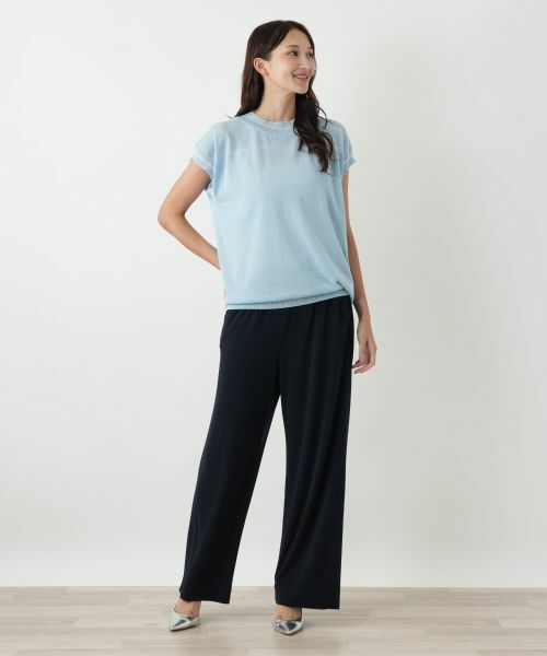 Leilian PLUS HOUSE / レリアンプラスハウス ニット・セーター | フレンチスリーブニット | 詳細4