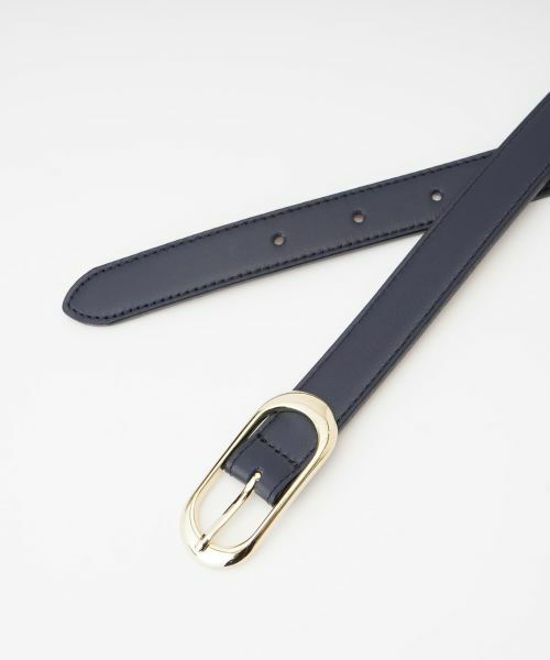 Leilian PLUS HOUSE / レリアンプラスハウス ベルト・サスペンダー | オーバルバックルベルト | 詳細1