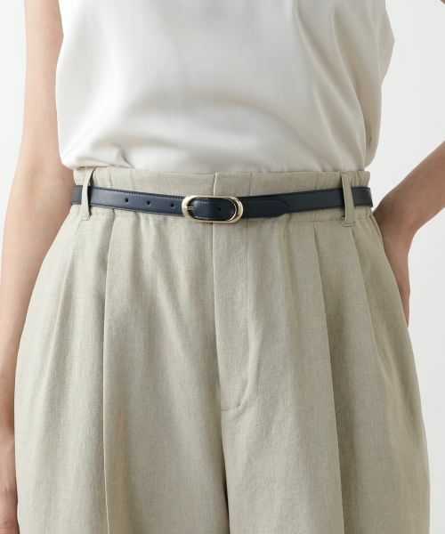 Leilian PLUS HOUSE / レリアンプラスハウス ベルト・サスペンダー | オーバルバックルベルト | 詳細7