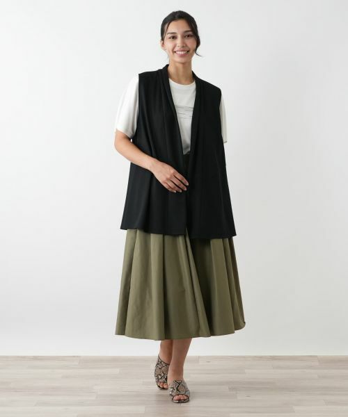 Leilian PLUS HOUSE / レリアンプラスハウス テーラードジャケット | 羽織りベスト【Leilian WHITE LABEL】 | 詳細1