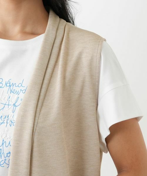 Leilian PLUS HOUSE / レリアンプラスハウス テーラードジャケット | 羽織りベスト【Leilian WHITE LABEL】 | 詳細15