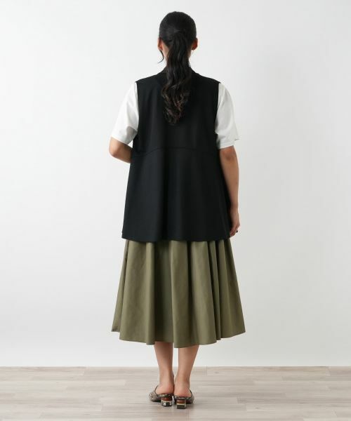 Leilian PLUS HOUSE / レリアンプラスハウス テーラードジャケット | 羽織りベスト【Leilian WHITE LABEL】 | 詳細3