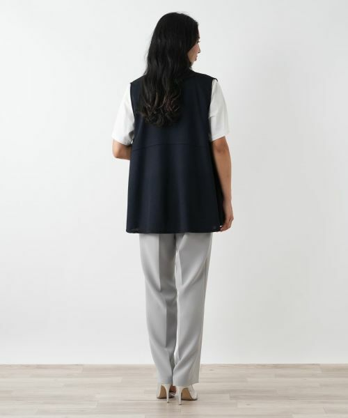 Leilian PLUS HOUSE / レリアンプラスハウス テーラードジャケット | 羽織りベスト【Leilian WHITE LABEL】 | 詳細6