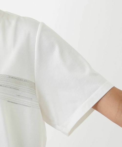 Leilian PLUS HOUSE / レリアンプラスハウス カットソー | 刺繍フレアカットソー【Leilian WHITE LABEL】 | 詳細12