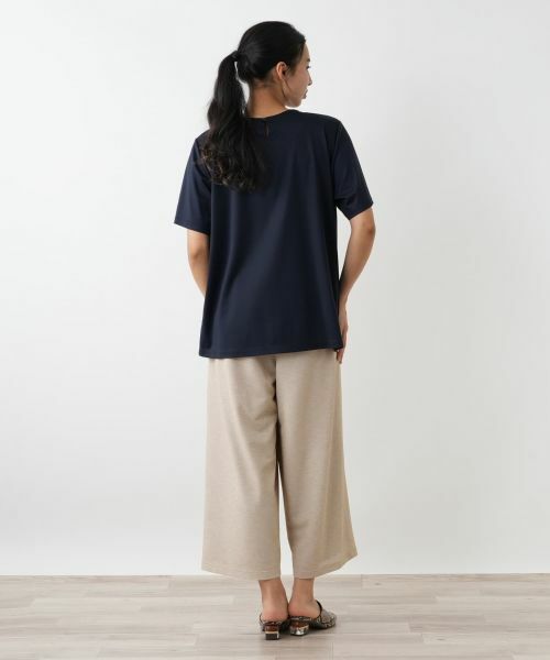 Leilian PLUS HOUSE / レリアンプラスハウス カットソー | 刺繍フレアカットソー【Leilian WHITE LABEL】 | 詳細3