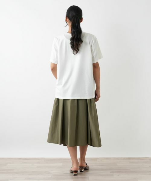 Leilian PLUS HOUSE / レリアンプラスハウス カットソー | 刺繍フレアカットソー【Leilian WHITE LABEL】 | 詳細6