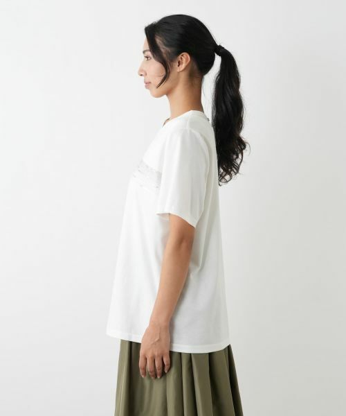 Leilian PLUS HOUSE / レリアンプラスハウス カットソー | 刺繍フレアカットソー【Leilian WHITE LABEL】 | 詳細8