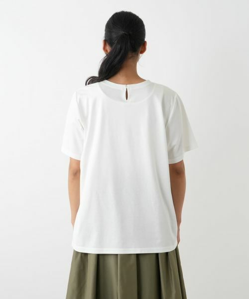 Leilian PLUS HOUSE / レリアンプラスハウス カットソー | 刺繍フレアカットソー【Leilian WHITE LABEL】 | 詳細9