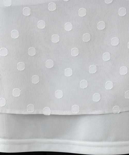 Leilian PLUS HOUSE / レリアンプラスハウス シャツ・ブラウス | ドットフレアブラウス【Leilian WHITE LABEL】 | 詳細17