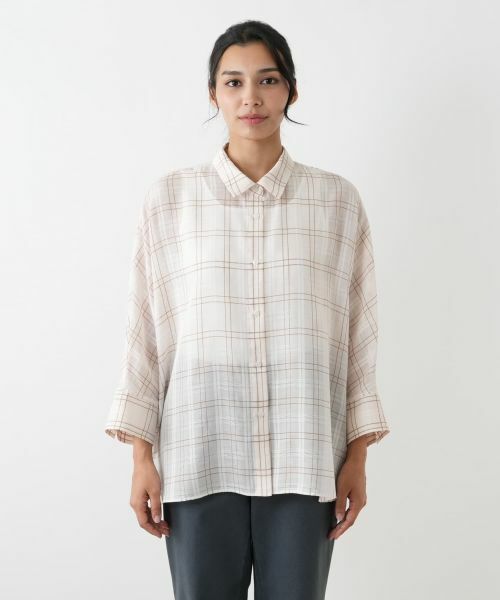 Leilian PLUS HOUSE / レリアンプラスハウス シャツ・ブラウス | ドルマンスリーブブラウス【Leilian WHITE LABEL】 | 詳細10