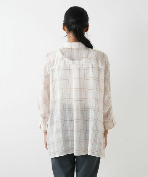 Leilian PLUS HOUSE / レリアンプラスハウス シャツ・ブラウス | ドルマンスリーブブラウス【Leilian WHITE LABEL】 | 詳細12