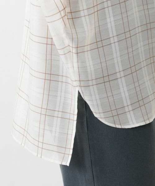 Leilian PLUS HOUSE / レリアンプラスハウス シャツ・ブラウス | ドルマンスリーブブラウス【Leilian WHITE LABEL】 | 詳細17