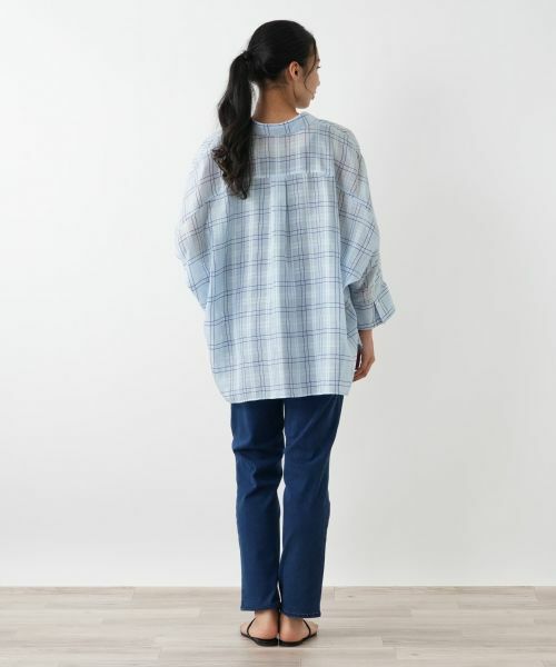 Leilian PLUS HOUSE / レリアンプラスハウス シャツ・ブラウス | ドルマンスリーブブラウス【Leilian WHITE LABEL】 | 詳細3