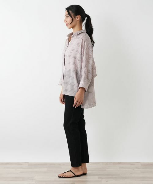 Leilian PLUS HOUSE / レリアンプラスハウス シャツ・ブラウス | ドルマンスリーブブラウス【Leilian WHITE LABEL】 | 詳細5