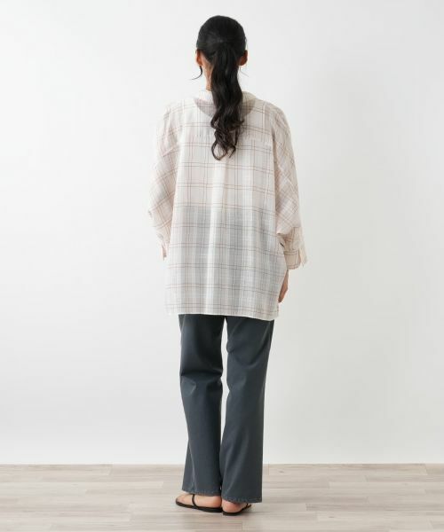 Leilian PLUS HOUSE / レリアンプラスハウス シャツ・ブラウス | ドルマンスリーブブラウス【Leilian WHITE LABEL】 | 詳細9