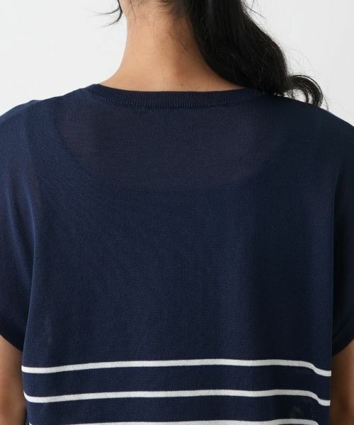 Leilian PLUS HOUSE / レリアンプラスハウス テーラードジャケット | ボーダーニットベスト【Leilian WHITE LABEL】 | 詳細11