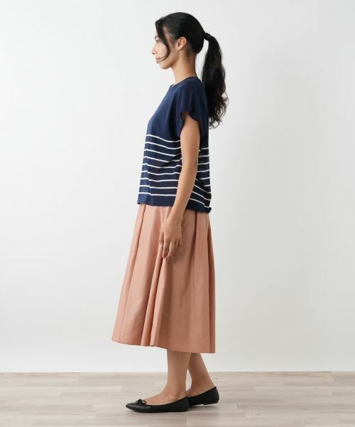 Leilian PLUS HOUSE / レリアンプラスハウス テーラードジャケット | ボーダーニットベスト【Leilian WHITE LABEL】 | 詳細5