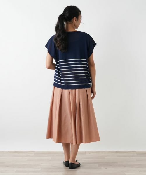 Leilian PLUS HOUSE / レリアンプラスハウス テーラードジャケット | ボーダーニットベスト【Leilian WHITE LABEL】 | 詳細6