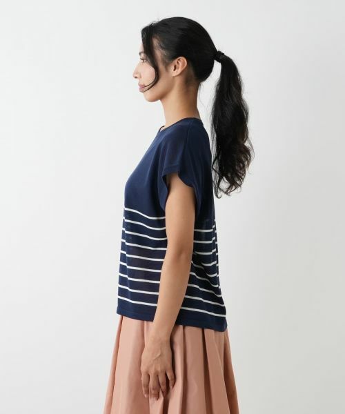 Leilian PLUS HOUSE / レリアンプラスハウス テーラードジャケット | ボーダーニットベスト【Leilian WHITE LABEL】 | 詳細8