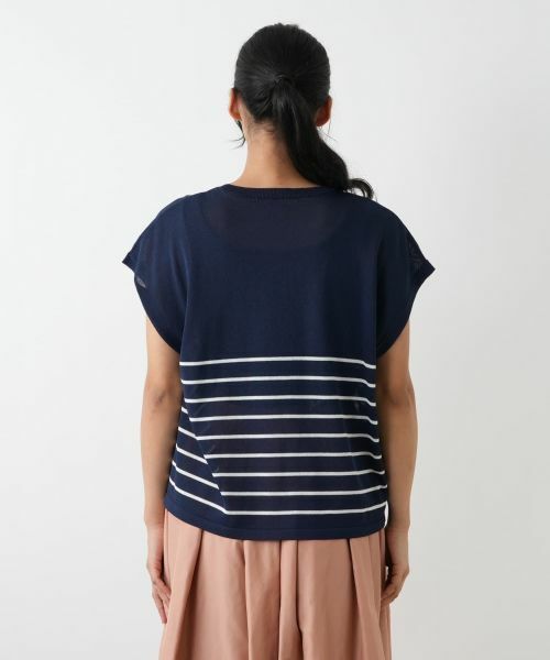 Leilian PLUS HOUSE / レリアンプラスハウス テーラードジャケット | ボーダーニットベスト【Leilian WHITE LABEL】 | 詳細9