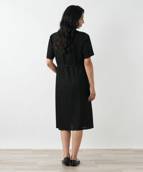 Leilian PLUS HOUSE / レリアンプラスハウス ドレス | アイレットフレアワンピース【Leilian WHITE LABEL】 | 詳細3