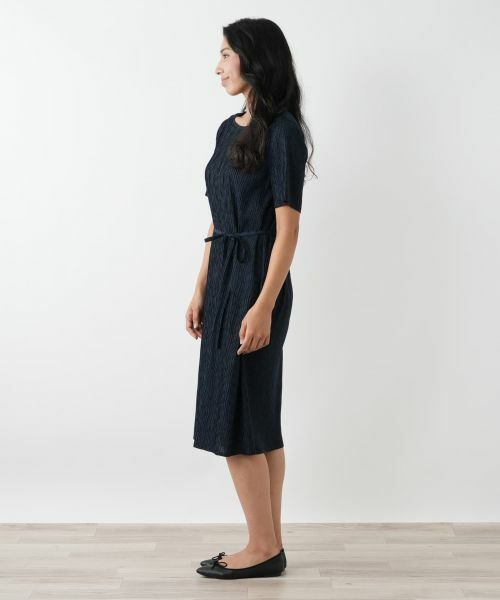 Leilian PLUS HOUSE / レリアンプラスハウス ドレス | アイレットフレアワンピース【Leilian WHITE LABEL】 | 詳細5