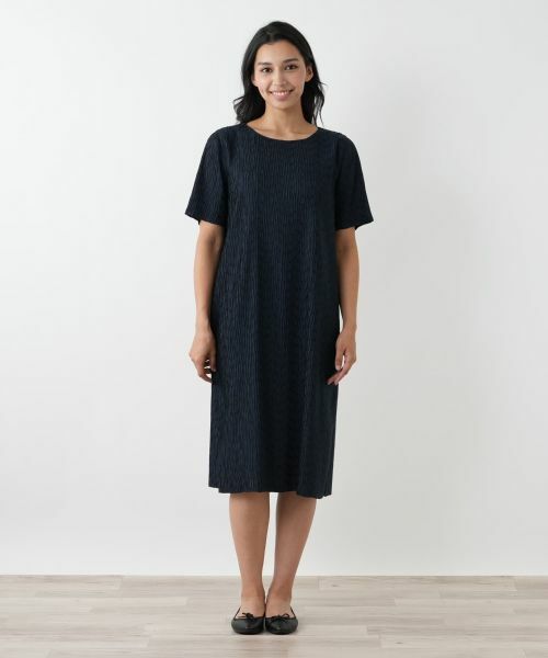 Leilian PLUS HOUSE / レリアンプラスハウス ドレス | アイレットフレアワンピース【Leilian WHITE LABEL】 | 詳細7