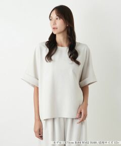 Leilian PLUS HOUSE / レリアンプラスハウス シャツ・ブラウス | ノーカラーブラウス【BOURGE】