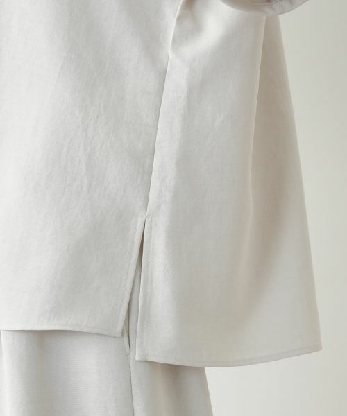 Leilian PLUS HOUSE / レリアンプラスハウス シャツ・ブラウス | ノーカラーブラウス【BOURGE】 | 詳細16