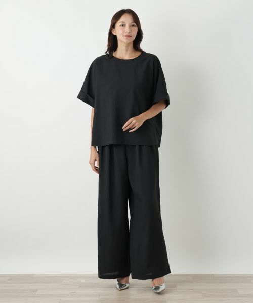 Leilian PLUS HOUSE / レリアンプラスハウス シャツ・ブラウス | ノーカラーブラウス【BOURGE】 | 詳細4