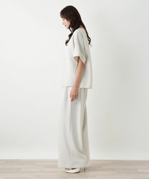 Leilian PLUS HOUSE / レリアンプラスハウス シャツ・ブラウス | ノーカラーブラウス【BOURGE】 | 詳細8