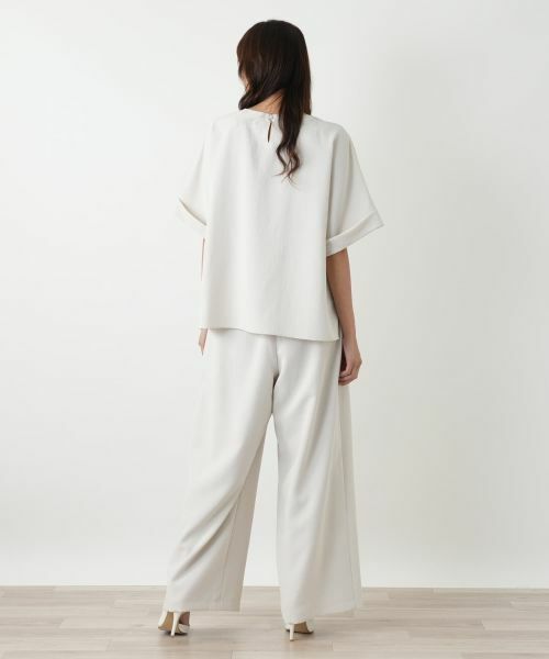 Leilian PLUS HOUSE / レリアンプラスハウス シャツ・ブラウス | ノーカラーブラウス【BOURGE】 | 詳細9