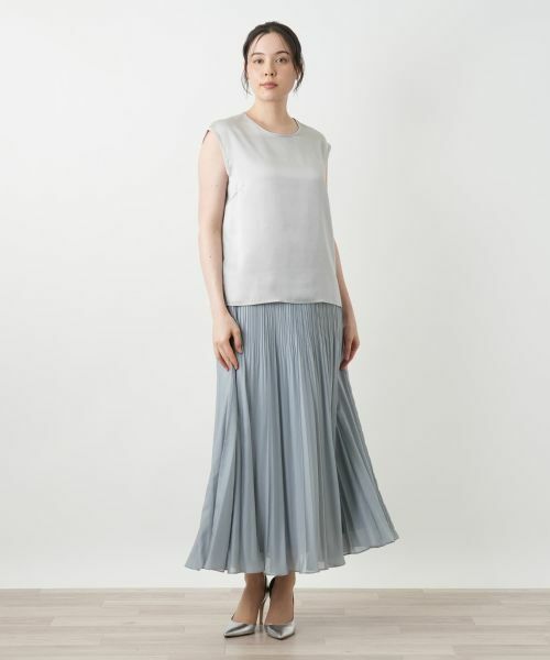 Leilian PLUS HOUSE / レリアンプラスハウス シャツ・ブラウス | ノースリーブブラウス【BOURGE】 | 詳細1