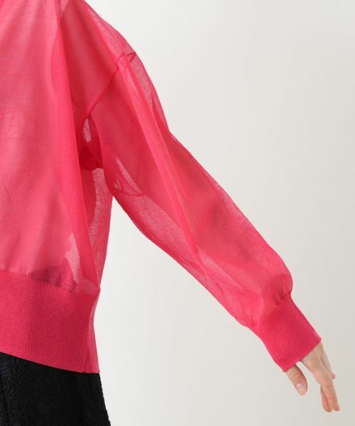 Leilian PLUS HOUSE / レリアンプラスハウス カーディガン・ボレロ | Vネックカーディガン【BOURGE】 | 詳細18