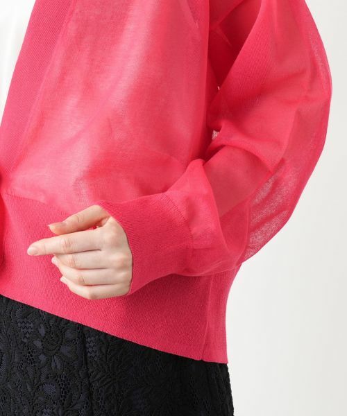 Leilian PLUS HOUSE / レリアンプラスハウス カーディガン・ボレロ | Vネックカーディガン【BOURGE】 | 詳細19