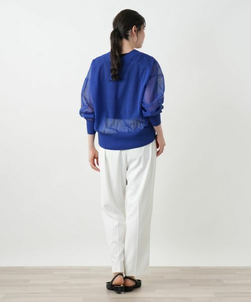 Leilian PLUS HOUSE / レリアンプラスハウス カーディガン・ボレロ | Vネックカーディガン【BOURGE】 | 詳細3