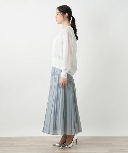 Leilian PLUS HOUSE / レリアンプラスハウス カーディガン・ボレロ | Vネックカーディガン【BOURGE】 | 詳細5