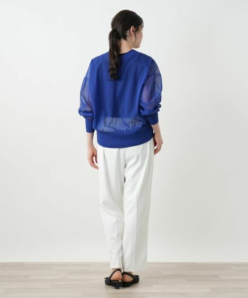 Leilian PLUS HOUSE / レリアンプラスハウス カーディガン・ボレロ | Vネックカーディガン【BOURGE】 | 詳細9