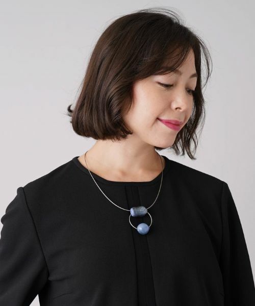 Leilian PLUS HOUSE / レリアンプラスハウス ネックレス・ペンダント・チョーカー | ガラスパーツネックレス【ANTARES】 | 詳細1