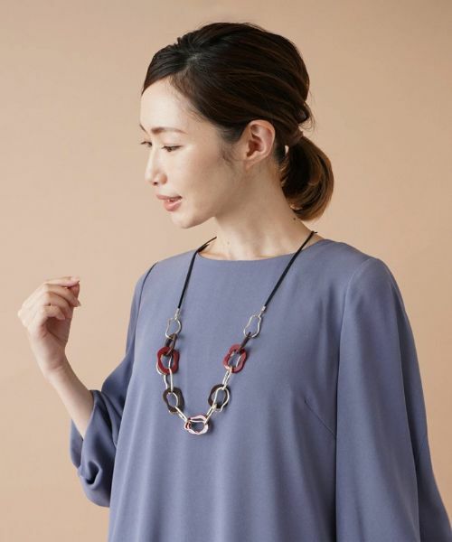 Leilian PLUS HOUSE / レリアンプラスハウス ネックレス・ペンダント・チョーカー | カラーパーツコードネックレス | 詳細5