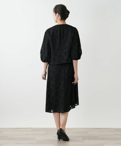 Leilian PLUS HOUSE / レリアンプラスハウス セットアップ | ボタニカルスーツ【BOURGE】 | 詳細3