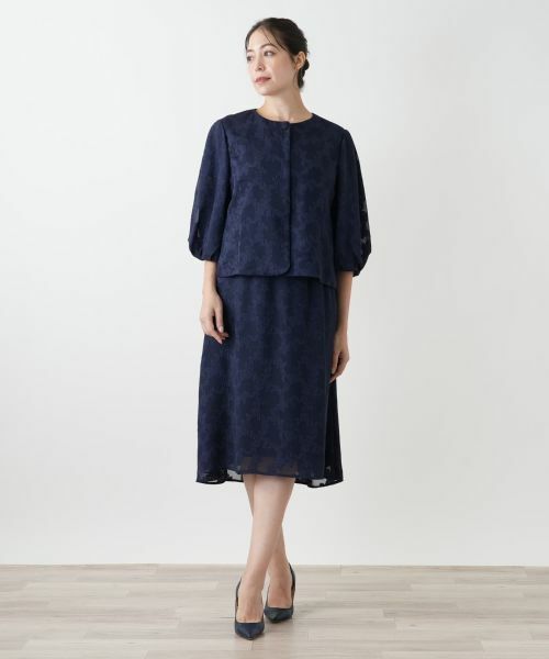 Leilian PLUS HOUSE / レリアンプラスハウス セットアップ | ボタニカルスーツ【BOURGE】 | 詳細4