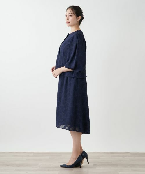 Leilian PLUS HOUSE / レリアンプラスハウス セットアップ | ボタニカルスーツ【BOURGE】 | 詳細5