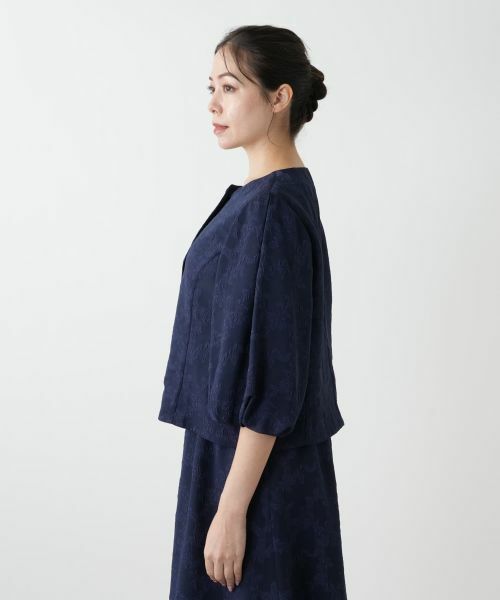 Leilian PLUS HOUSE / レリアンプラスハウス セットアップ | ボタニカルスーツ【BOURGE】 | 詳細8